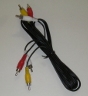 1 meter 3 (Coax Video +2 Audio) AV Cable