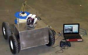 Fiber Optic Tethered Robot Completed!
