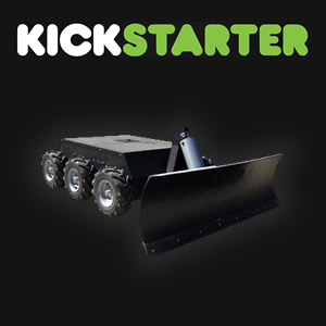 kickstarter robot snow plow