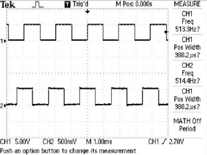 Oscilloscope Screen Capture