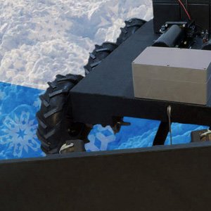 Remote Controlled Snow Plow Robot
