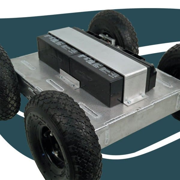 Heavy Duty 4WD All Terrain Mobile Robot Platform