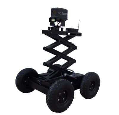 Coming soon: Surveillance robot with a scissor lift twist