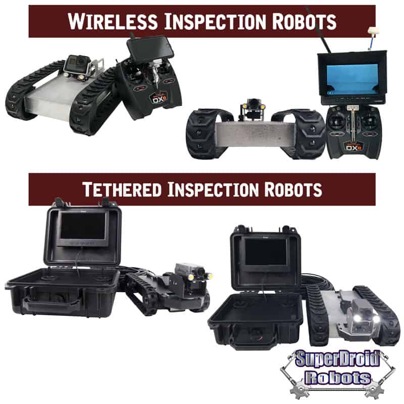 Inspection Robots with HD Cameras
