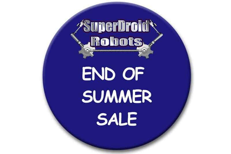 End of Summer Sale SuperDroid Robots