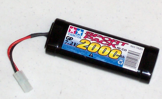 7.2V 2000 Ni-CD Battery - Sport Pack