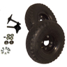 ATR Wheel and Shaft Set Pair 8mm bore - 10 inch pneumatic