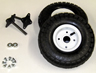 ATR Heavy Duty Wheel and Shaft Set Pair - 10 inch pneumatic