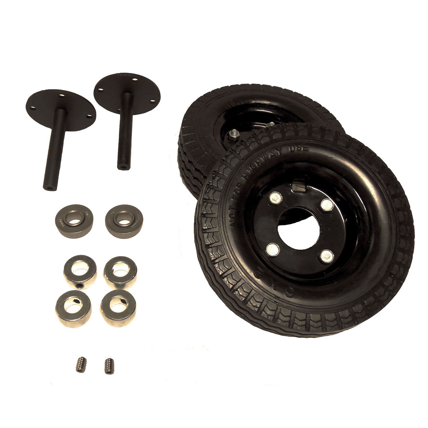 ATR Wheel Shaft Set Pair 6mm Bore - 6 inch