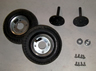 ATR Heavy Duty Wheel and Shaft Set Pair - 6 inch pneumatic