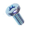 M4 Steel Mounting Screw, 8mm Length, Pan Head, Phillips Drive (Pack of 4)