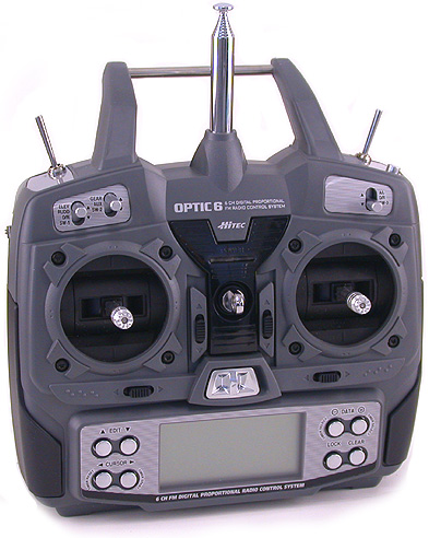 HiTec Optic 6 Transmitter package and QPCM Rx