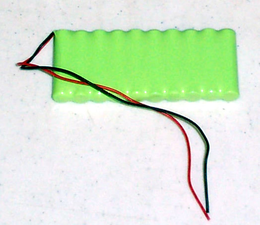 12V 750 mAHr NiMH 1x10 Battery Pack