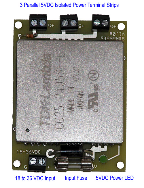 DC to DC 5V Switching Isolated 25W Regulator