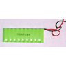 12V 2200 mAHr NiMH 1x10 Battery Pack