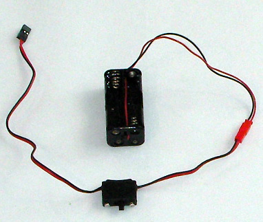 RC Battery holder and power switch