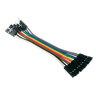Jumper Wire 10-Piece 1-Pin Rainbow Assortment F-M 4"