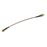 RP-SMA Jack Bulkhead to RP-SMA, Pigtail 6in RG316