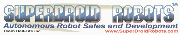 SuperDroid Robots Sticker