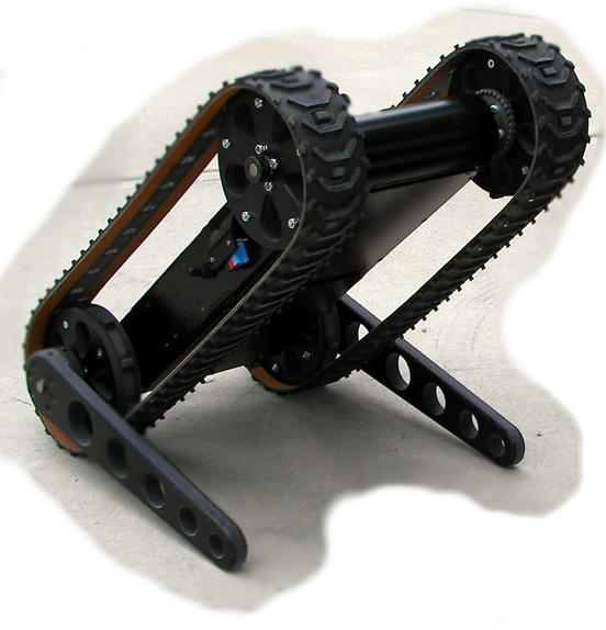 LT-F Tracked Robot with Flipper-Stabilizer Arm Kit