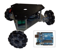 IG32 Programmable Triangular Omni Wheel Vectoring Robot Development Platform