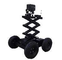 NEW Prebuilt Tactical Surveillance Robot with Scissor Lift Pan/Tilt Camera System