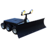 New Custom RC 6WD Robot with Snow Plow - SOLD