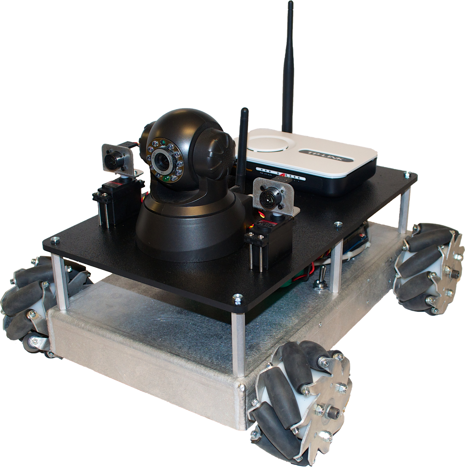 Promotional Mecanmum Wheel Vectoring Autonomous Arduino Platform