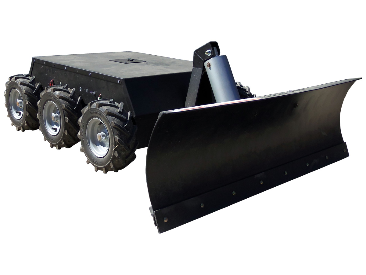 smart snow plow robot