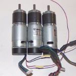 Set of 3 Used IG32P 24VDC 075 RPM Gear Motors with Encoders