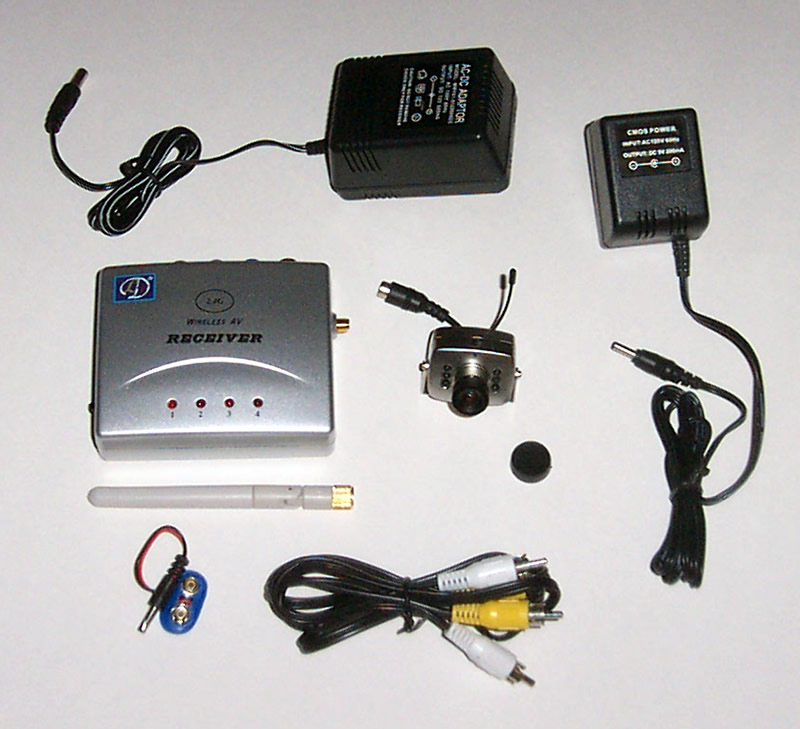 Multi-Channel 2.4GHz Wireless Camera with Audio