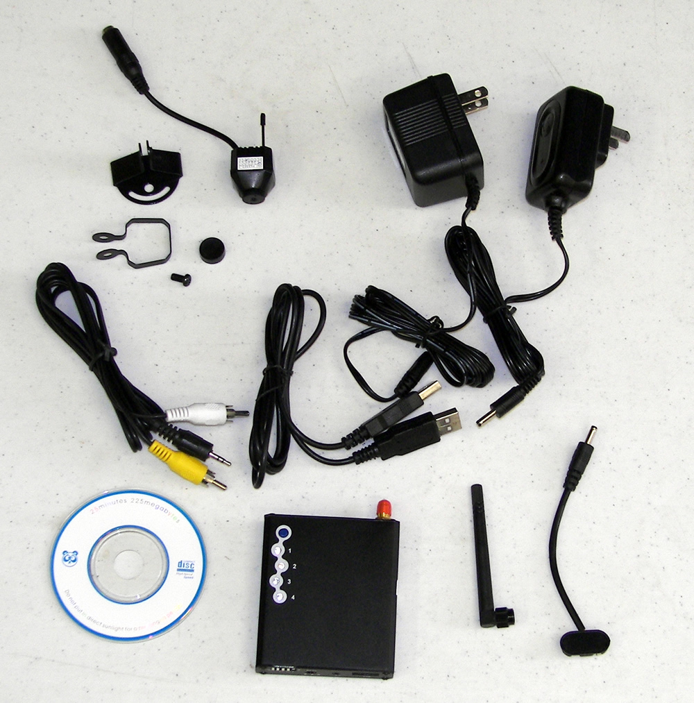 Multi-Channel 2.4GHz Wireless Camera with USB