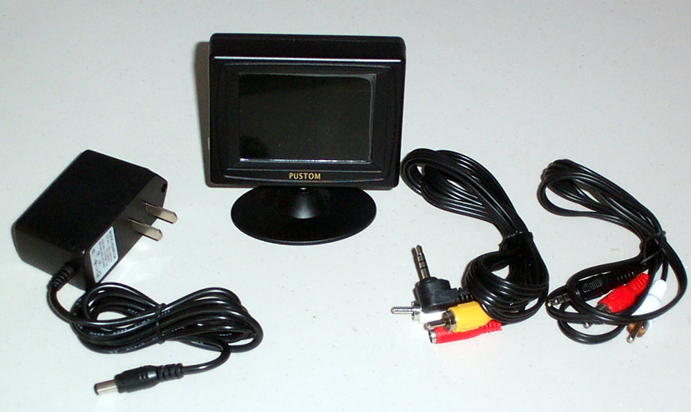 Color 3 inch TFT LCD Monitor with Removable Base