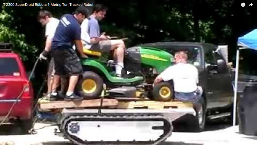 1 Metric Ton Tracked Robot