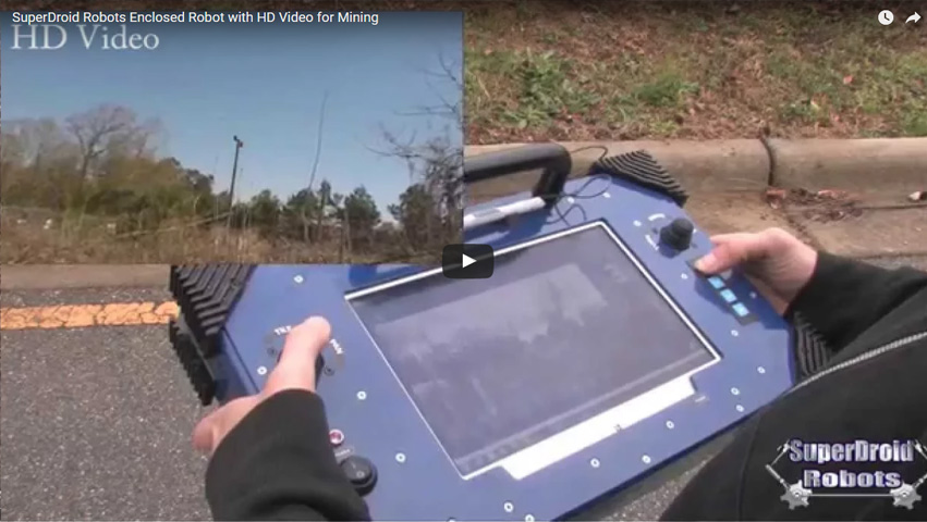 Enclosed Robot with HD Video
