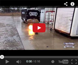Flame Thrower Robot