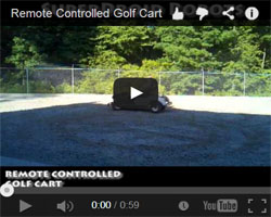 Remote Controlled Golf Cart