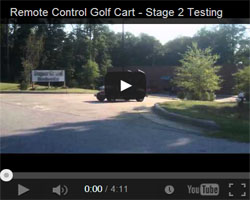 Remote Controlled Golf Cart