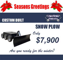 Superdroid Robots Snow Plow