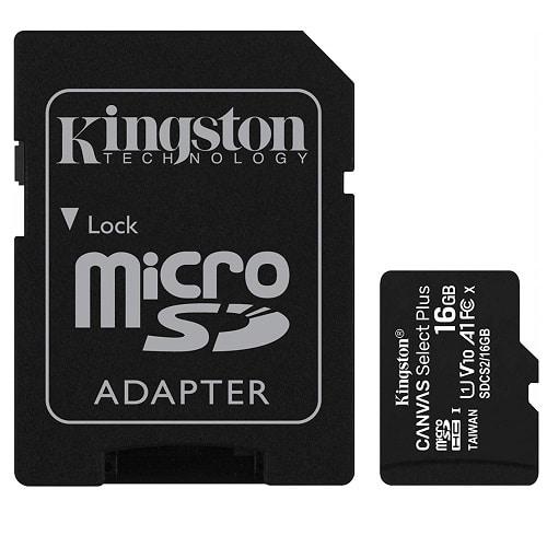 16GB Kingston Micro SD Memory Card - DISCONTINUED