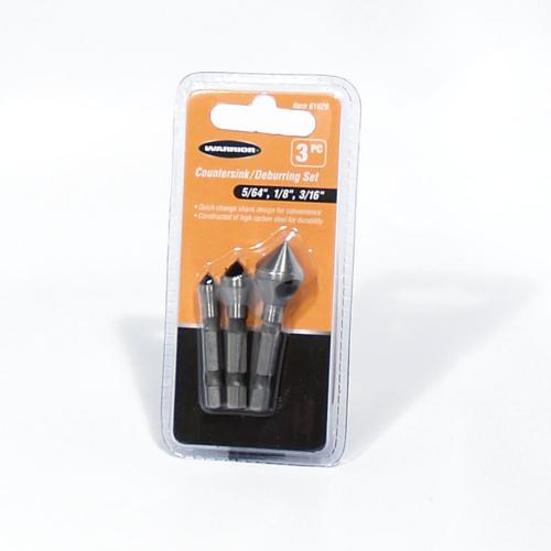 Countersink and Deburring Tool Set 3 Piece