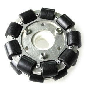 4 inch Nexus Robot Double Aluminum Omni Wheel w/ Bearing Rollers