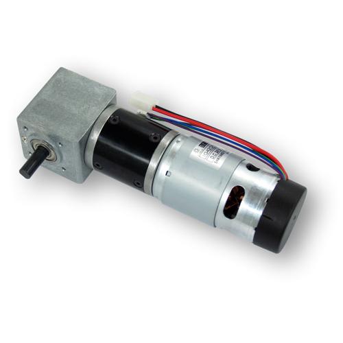 IG42 24VDC Right Angle 078 RPM Gear Motor with Encoder