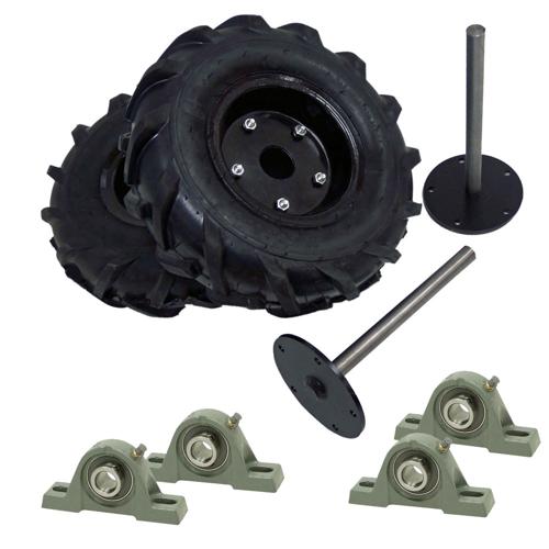 ATR Wheel and Shaft Set Pair - 13 inch Traction Lug - DISCONTINUED