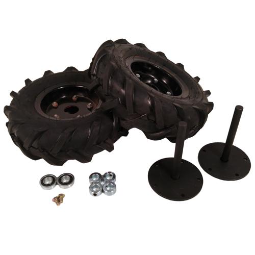 ATR Wheel and Shaft Set Pair 12mm bore - 13 inch Traction Lug