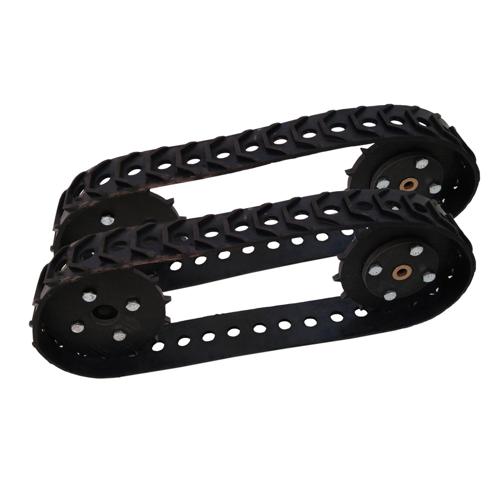 MLT-42 Pair of Molded Spliceless Tracks and Wheel Set