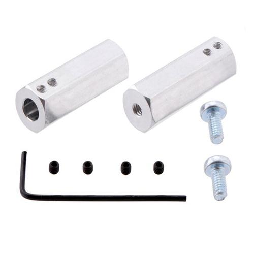 12mm Hex Wheel Adapter for 6mm Shaft, Extended (2-Pack) - DISCONTINUED