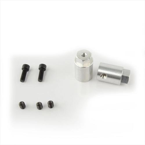 12mm Hex Mounting Hub for 6mm Shaft (2-Pack)