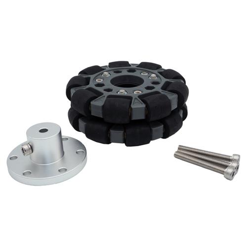 4 Inch Omni Wheel and Aluminum Hub Set