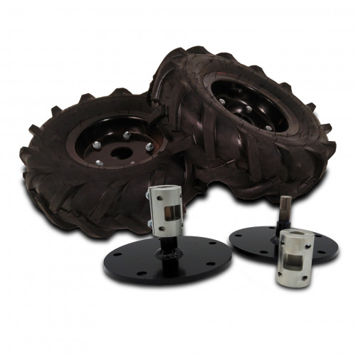 ATR Wheel and Shaft Set Pair with Clamping Shaft Adapter - 13 inch Traction Lug ATR Wheel and Shaft Set Pair with Clamping Shaft Adapter - 13 inch Traction Lug